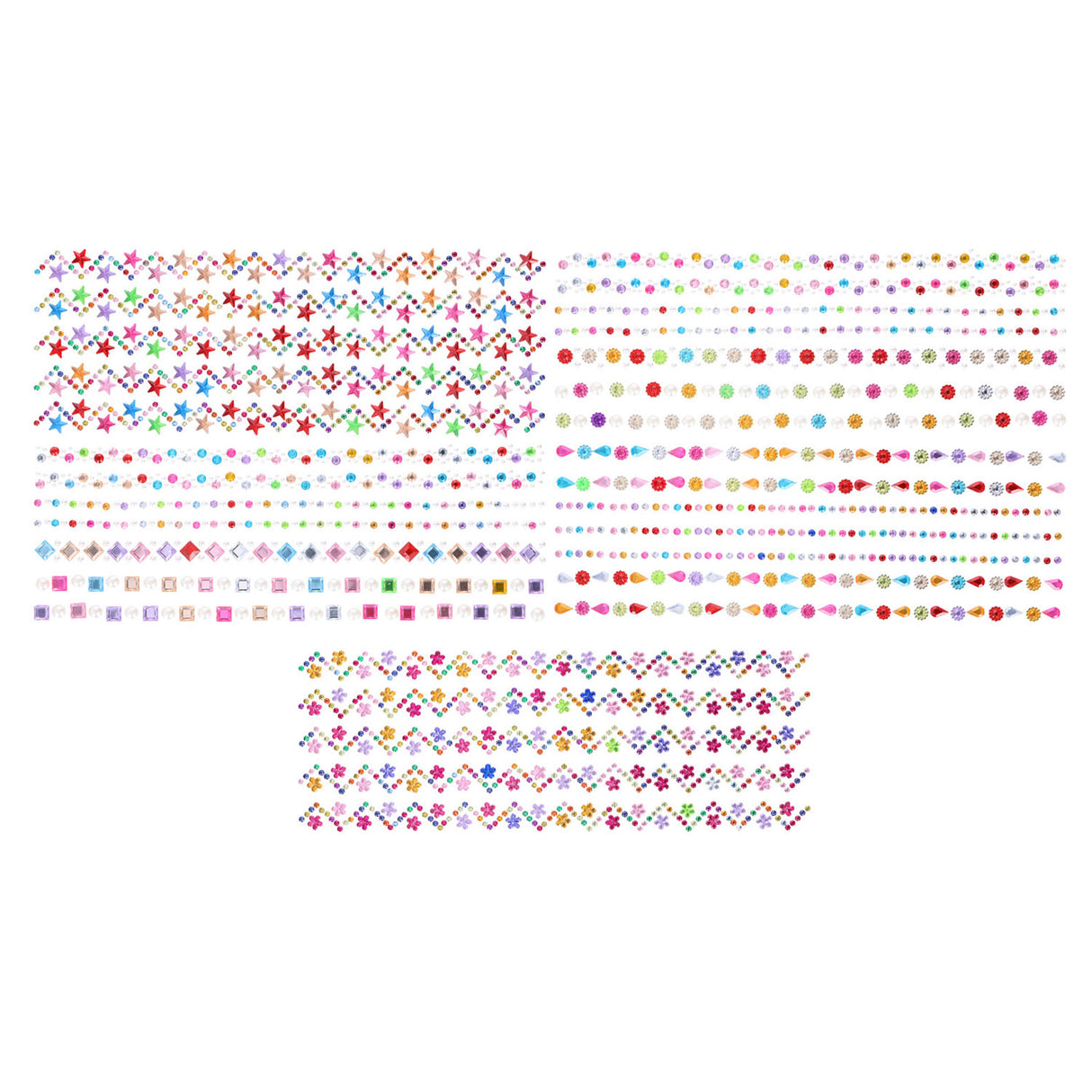Diamond stickers figures
