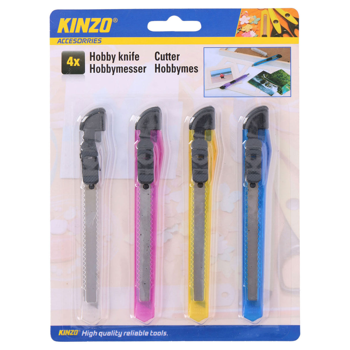 Hobby knife, 4 pcs.