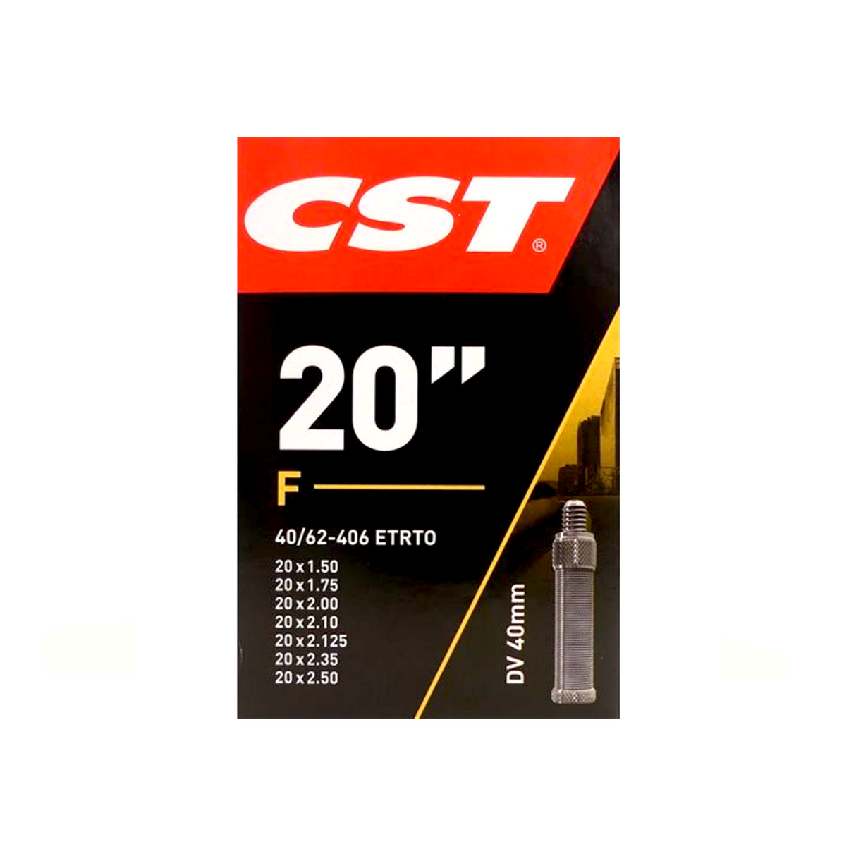 CST inner tube 20x1.75 2 Etro 40 62-406 Combi, Valire: Blitz Holland 40mm