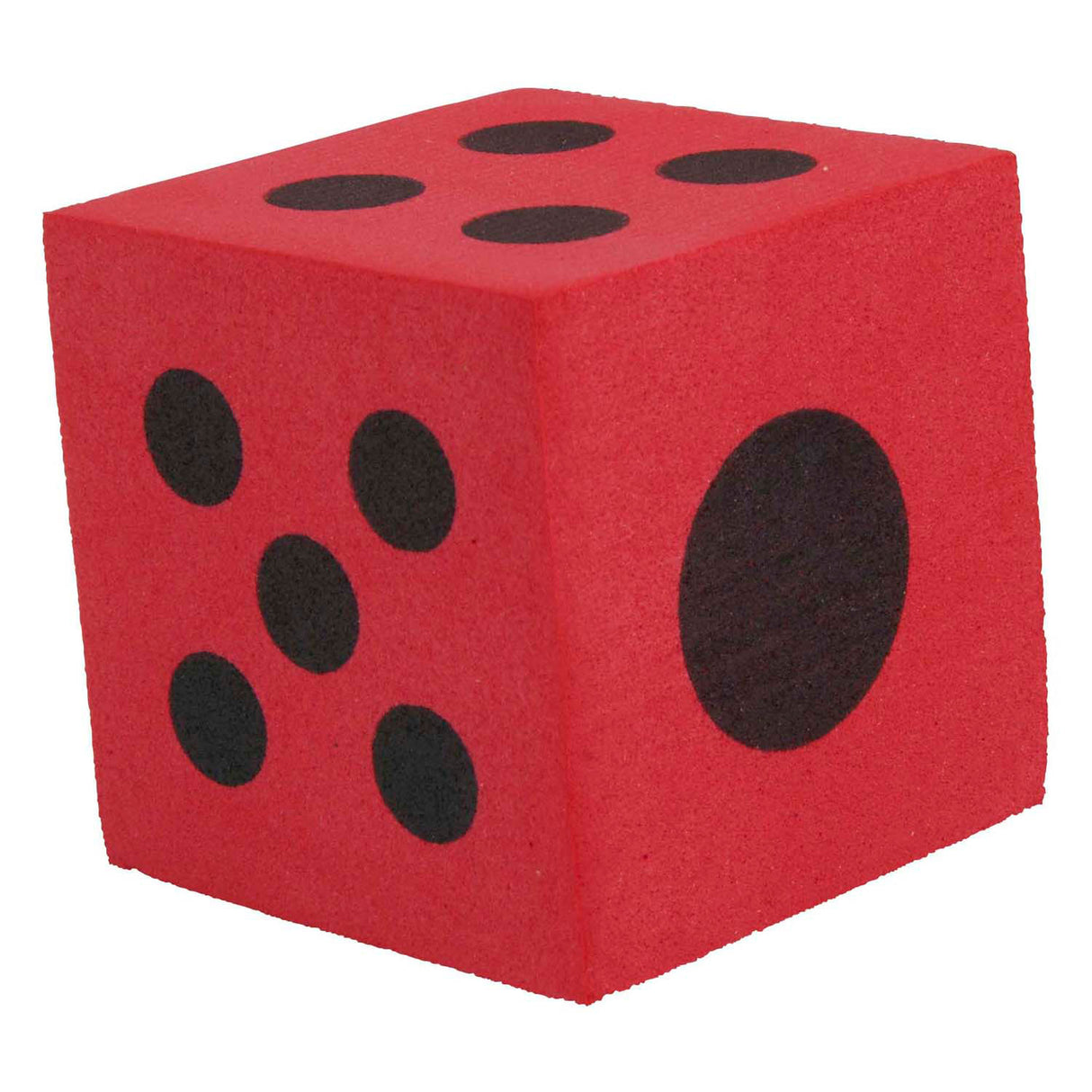Gekleurde foam dobbelstenen - 4st.