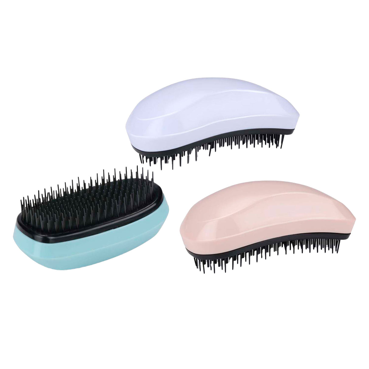 Farebná kefa proti zamotaniu vlasov