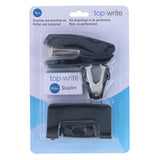 Stap and punch set - 4pc.
