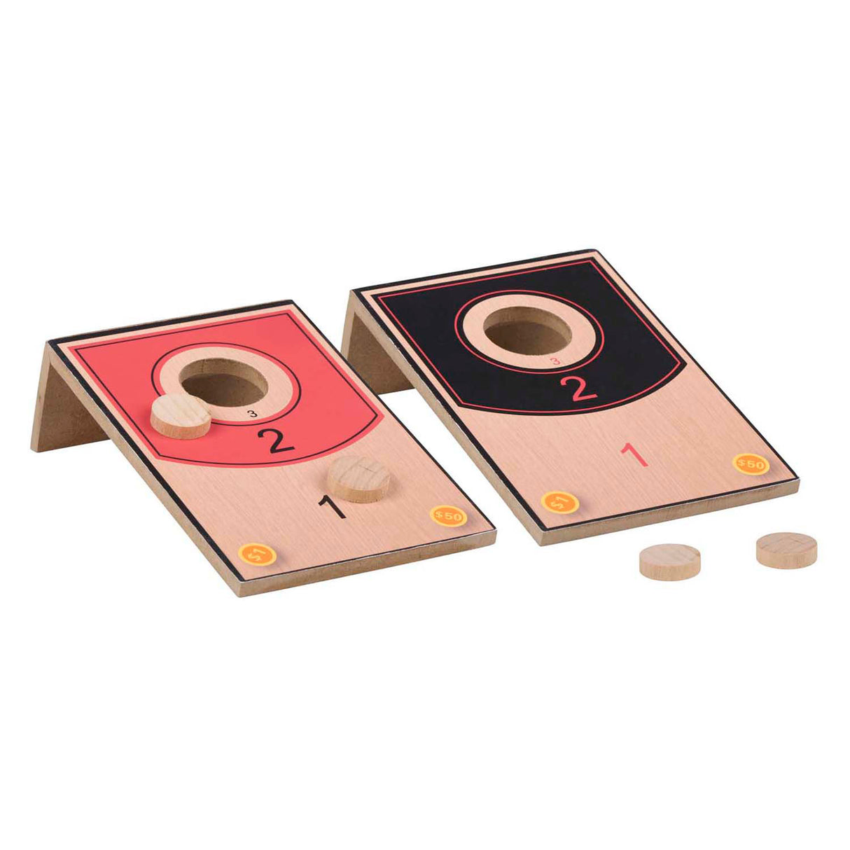 Eddy Toys Wooden Table Cornhole, 2 Players