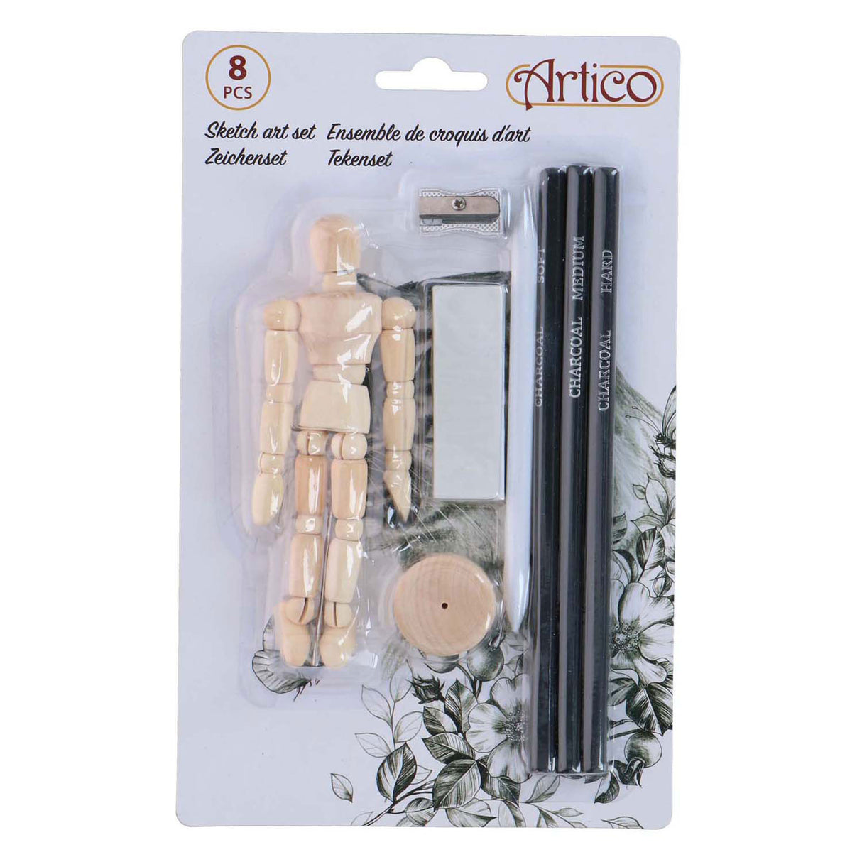 Drawing set, 8 pcs.