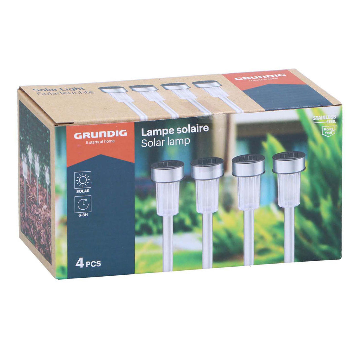 Grundig solar lamps 4.8x36.5cm - 4 pcs.