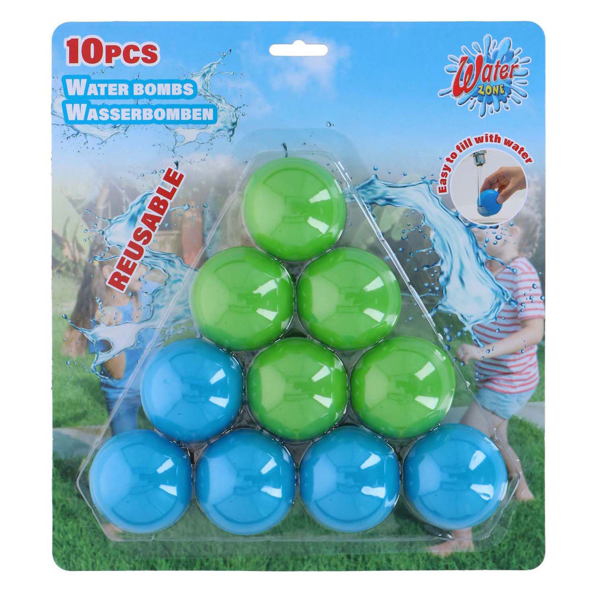 Reusable water balloons - 10-pc.