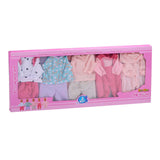 Poppenkleding set, 8dlg.