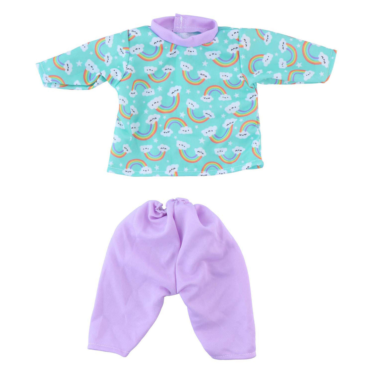Poppenkleding set, 8dlg.