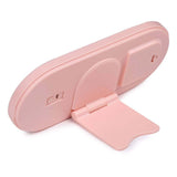 Travel beauty case with LED mirror