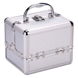 Make-up koffer zilver