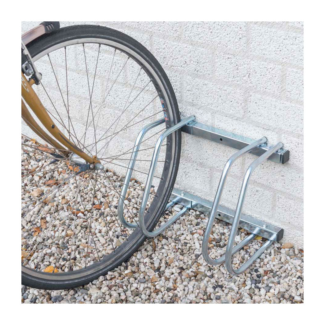 Ground wall bike rack, 2 bikes