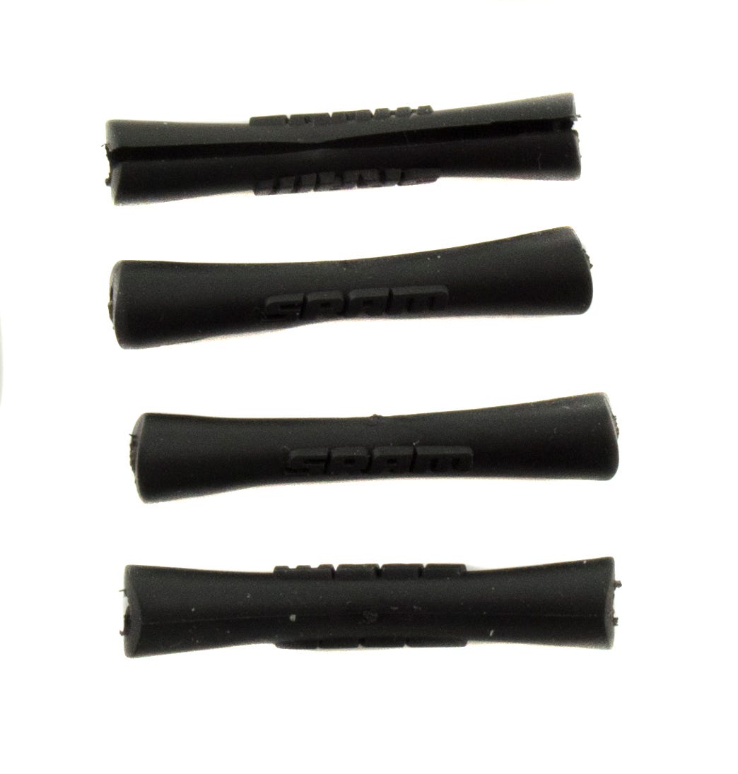 Sram cable section frame protectors 2x 4mm and 2x 5mm black