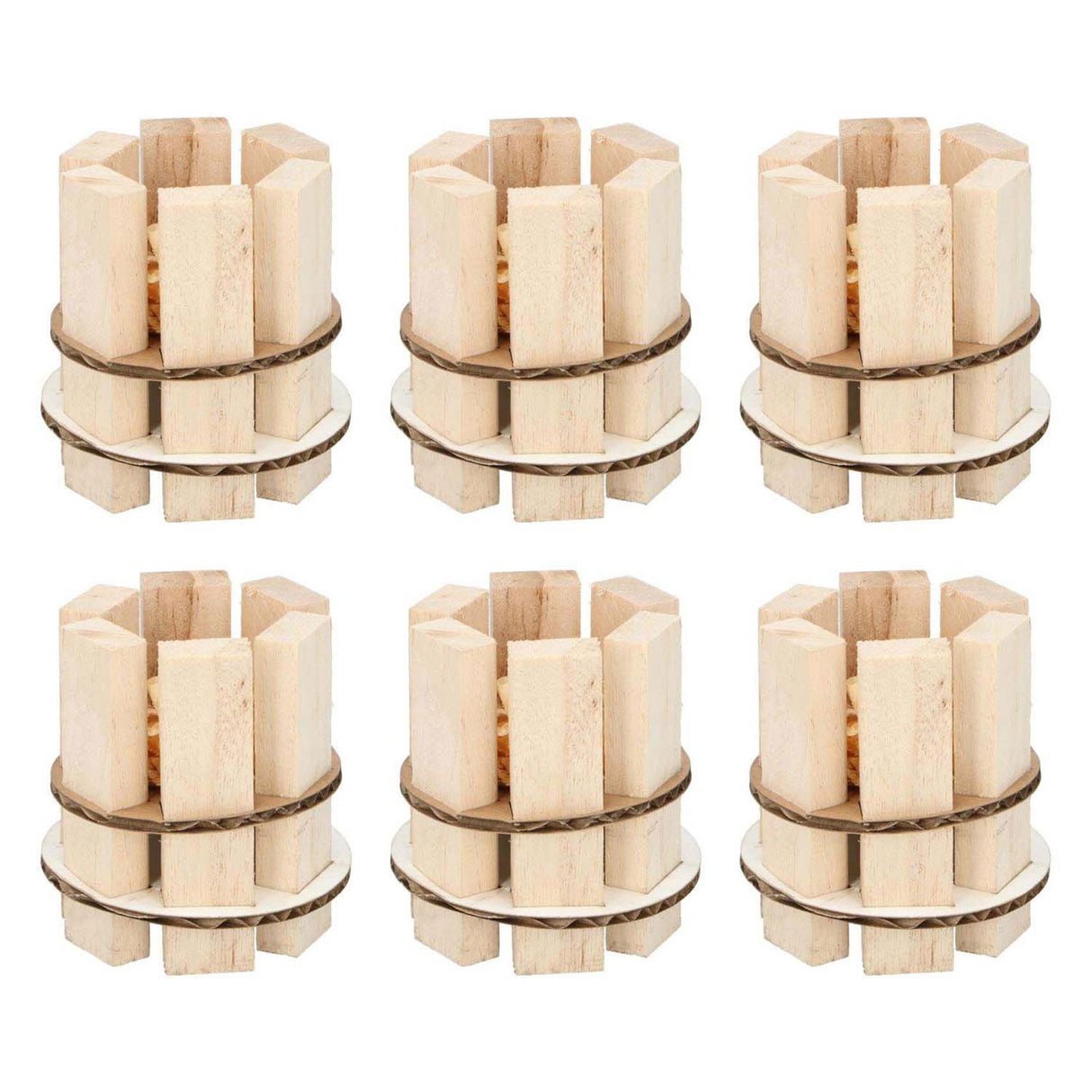 Trätändare, 6-pack