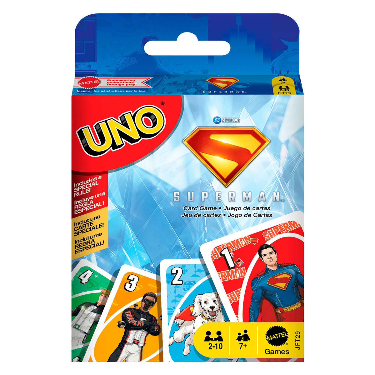 Mattel uno superman -korttipeli