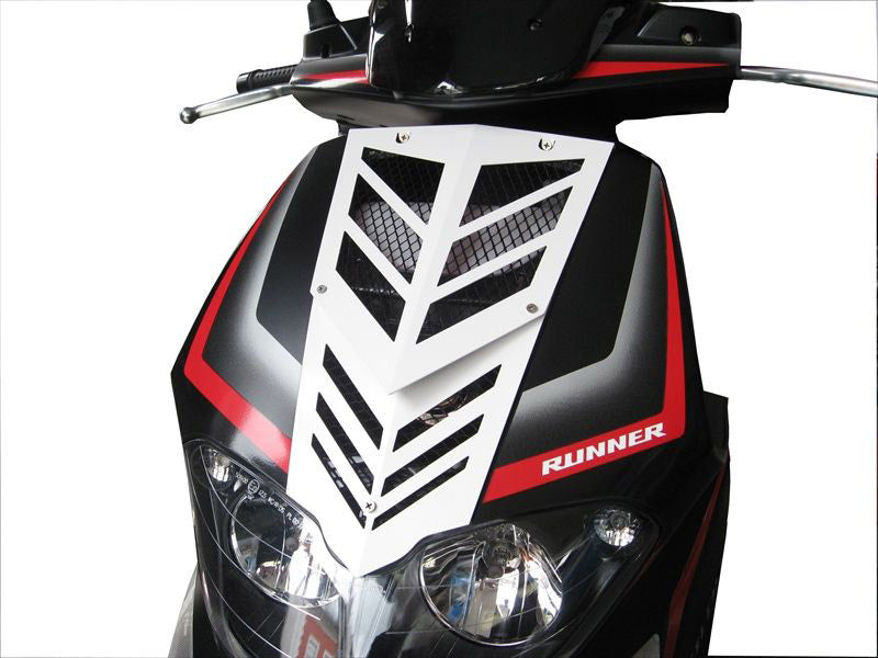 OPTICPARTS DF Pre -Frontooster Gilera Runner Sp nov model aluminijast bela