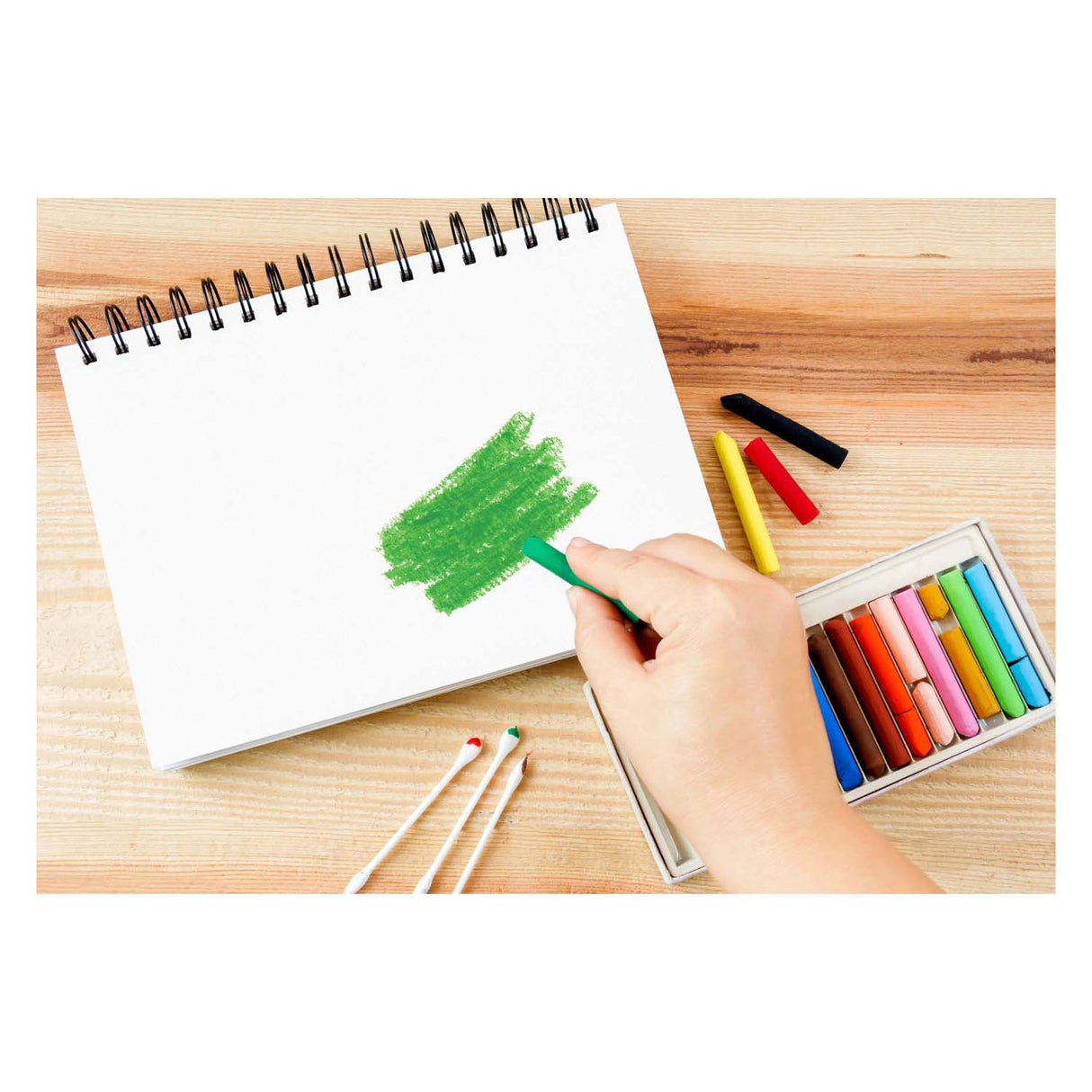Oil pastels, set of 30 colors