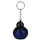 Key ring mesh squish ball