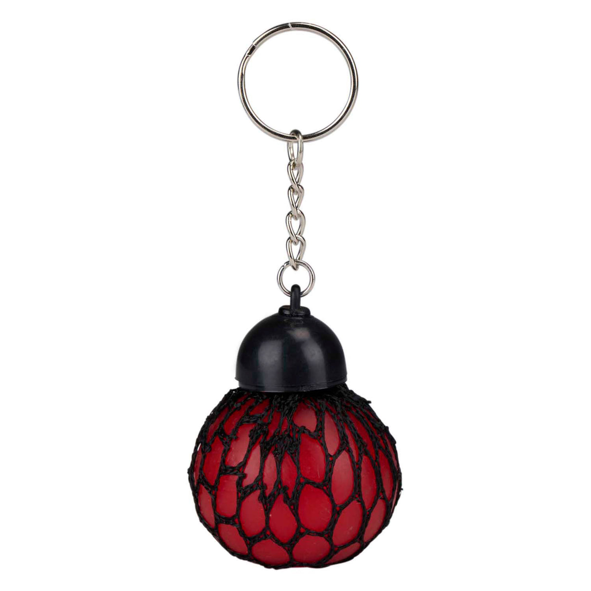 Key ring mesh squish ball