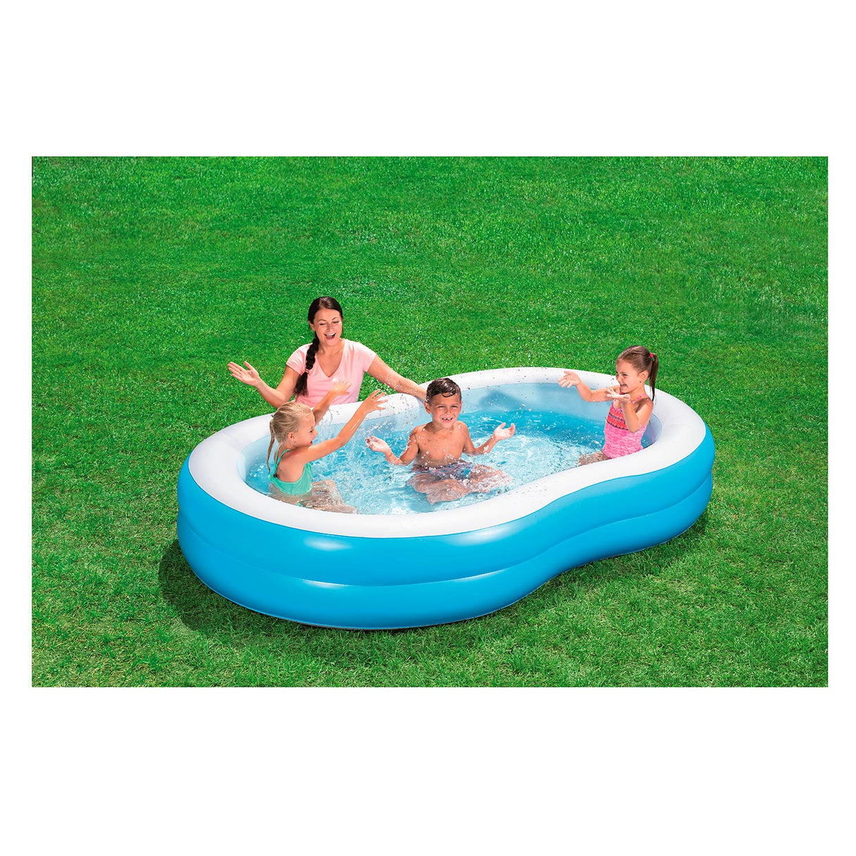 Bestway družinski bazen velika laguna 262x157x46 cm
