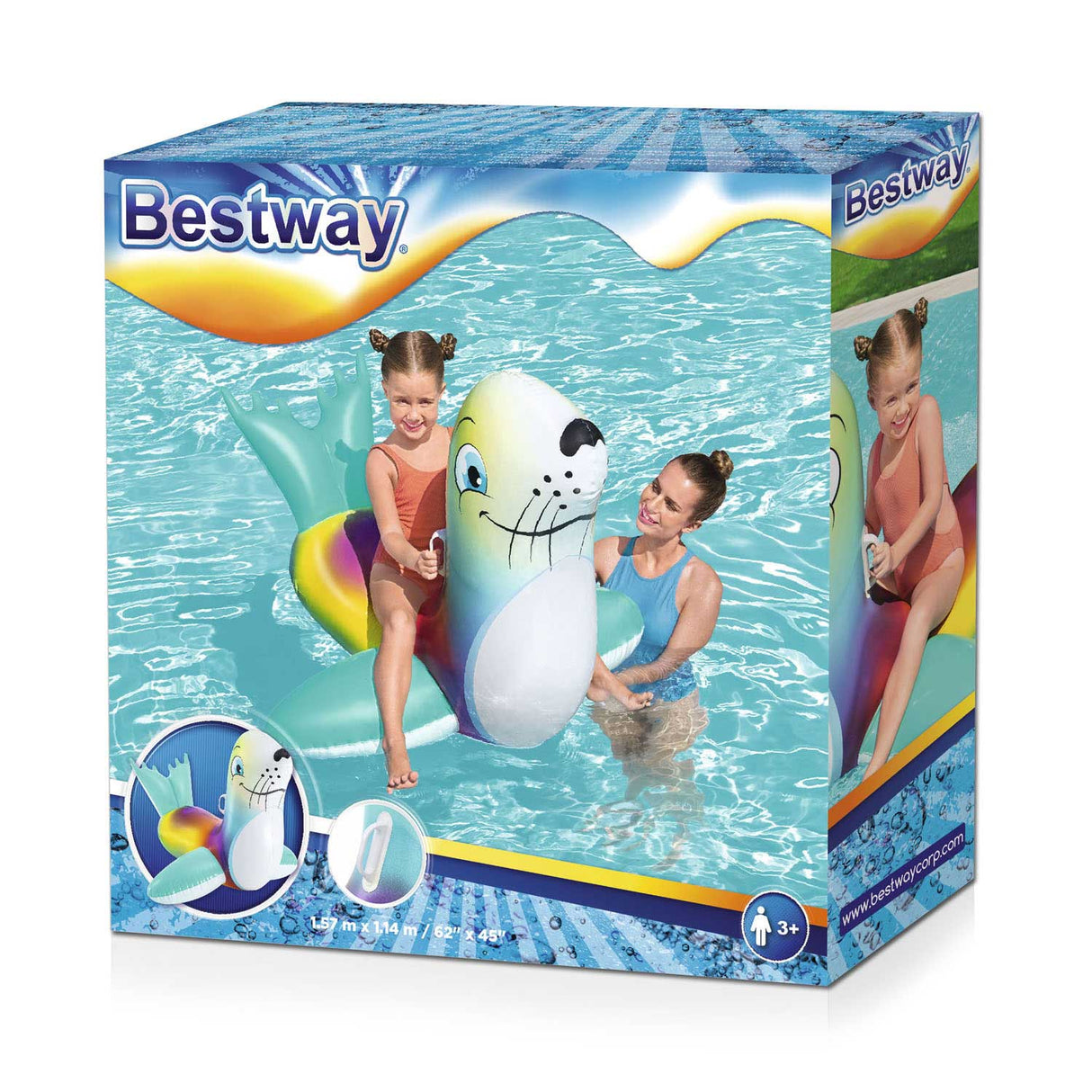 Bestway aufblasbare Figurensiegel-Fahrt