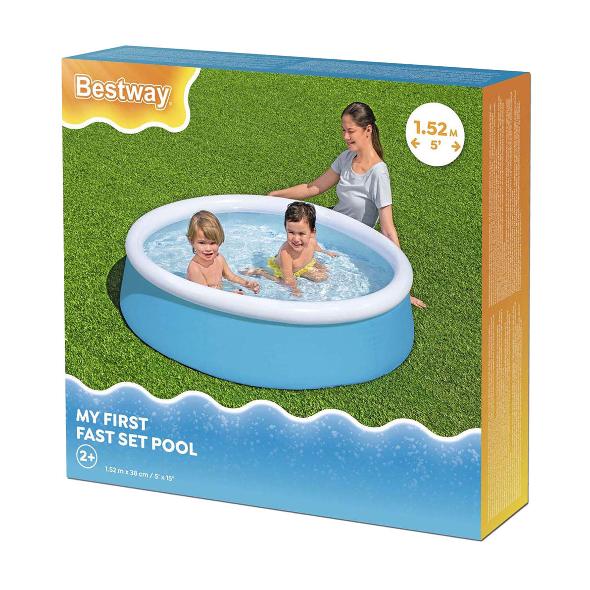 Bestway mon premier set rapide de la piscine, 152 cm