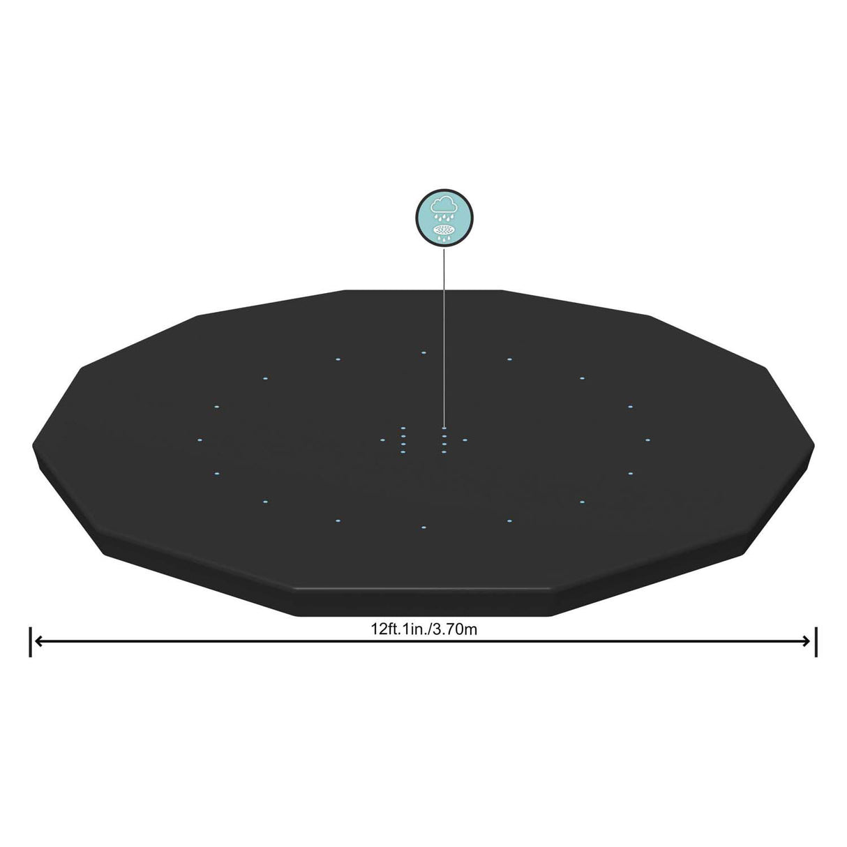 Bestway Sweet Sail Round, 360 366cm