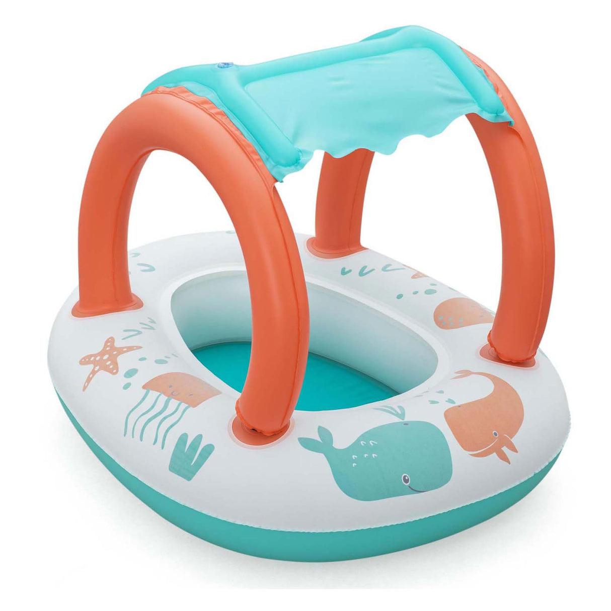 Bota bebe Bestway confort push con parasol UV