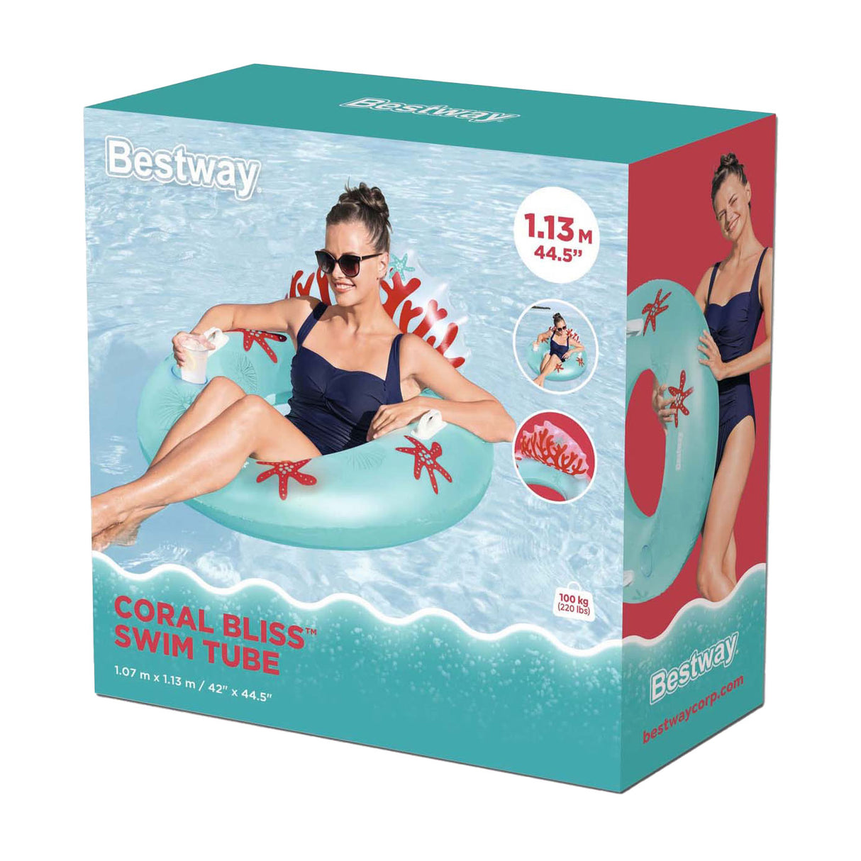 Bestway swimming ring Koraal, 97cm