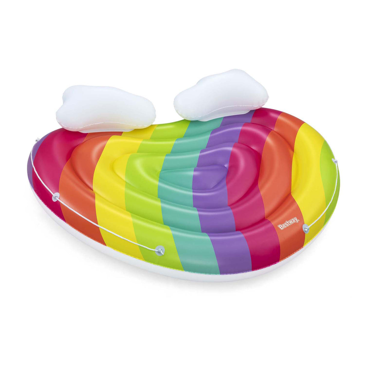 Bestway Rainbow Dreams corazón arcoíris hinchable, 164cm
