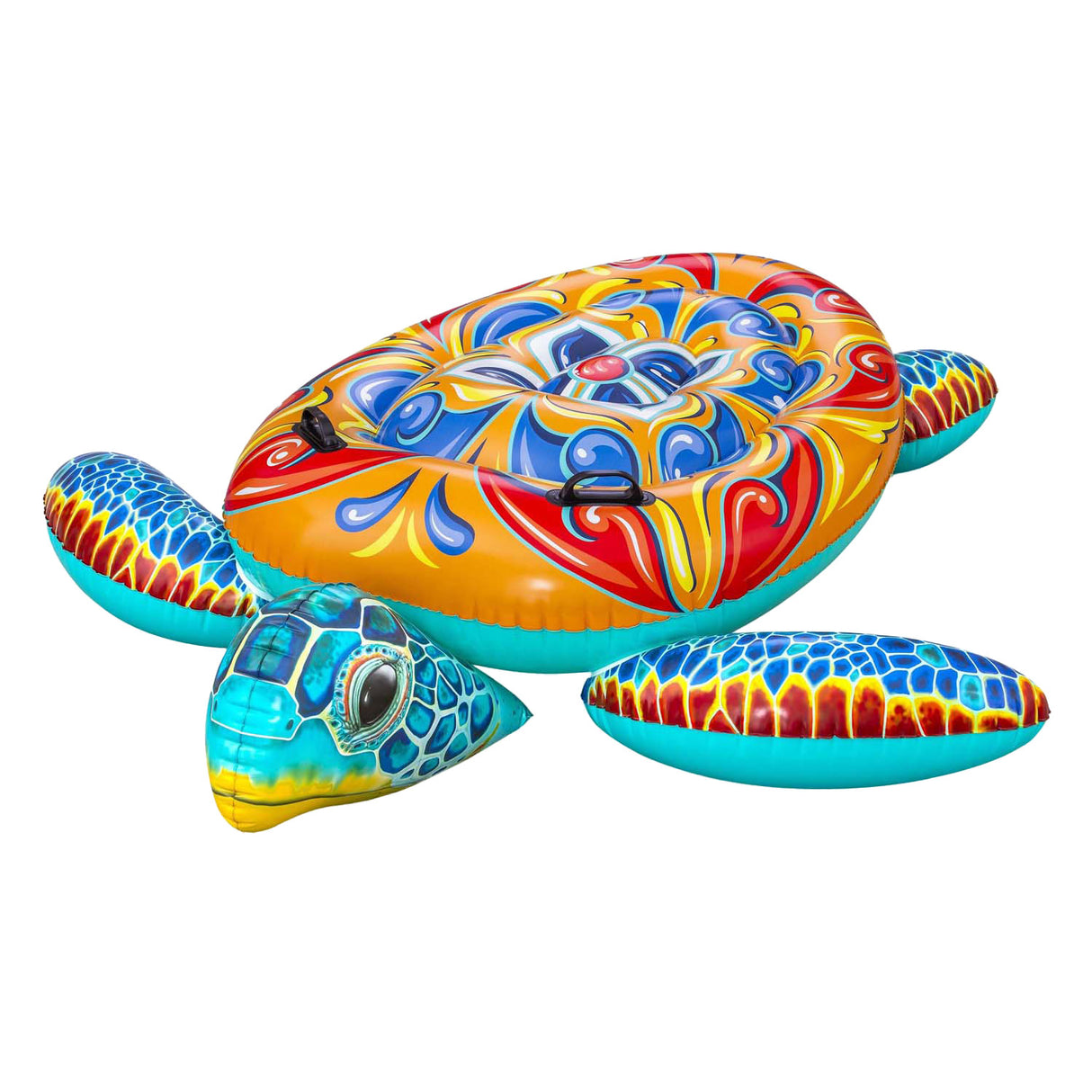 Bestway Rider Mëttelmier opblaasbar Schildkröt, 186cm