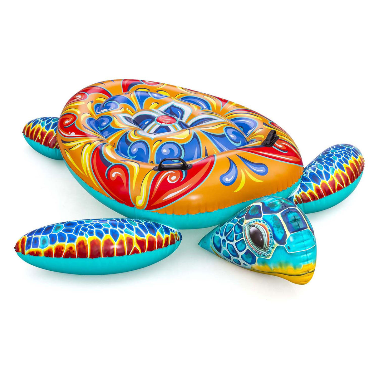 Bestway Rider Mëttelmier opblaasbar Schildkröt, 186cm
