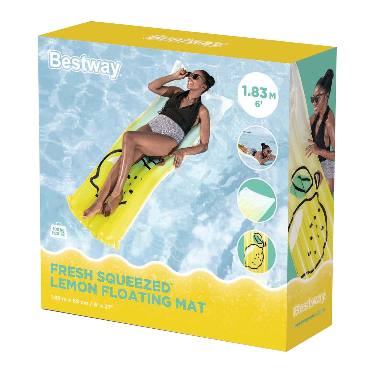 Bestway fresh squeezed lemon with net bottom, 114cm