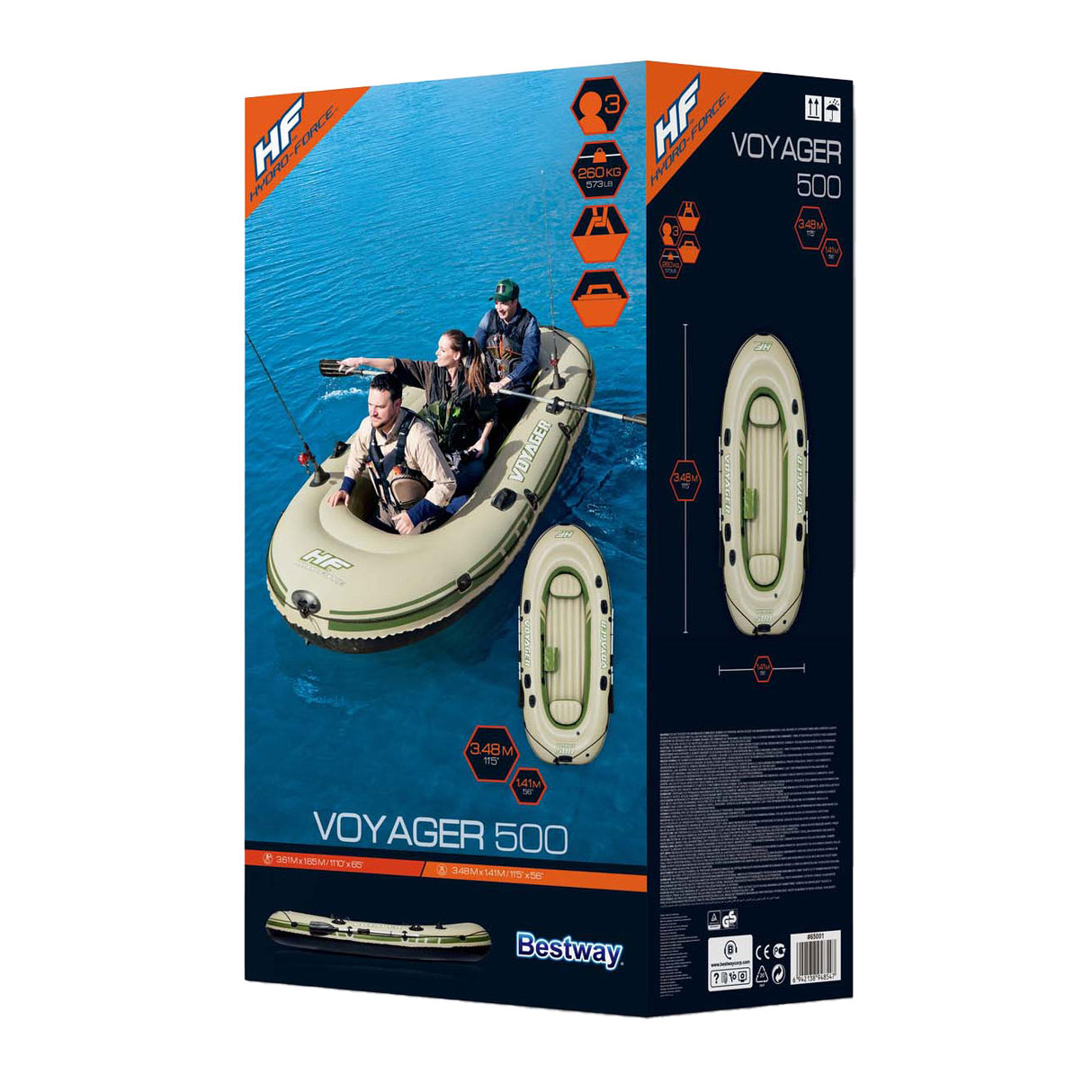 Hydro Force Boot Voyager 500 Set Gréng