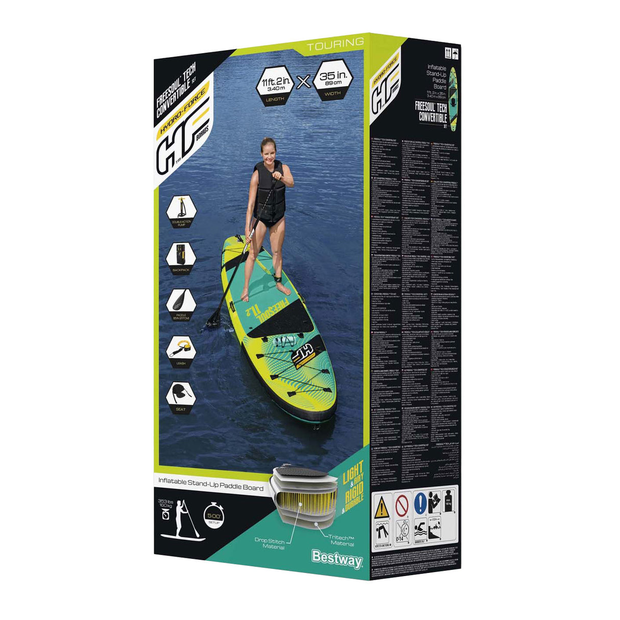 Bestway Hydro Force Sup Board Freesoul Tech interchangeable set