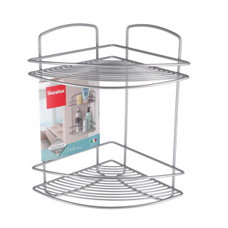 Metallex Ondo Buedzëmmer Hoskrek 2 Floors 22x2x333 cm sëlwer