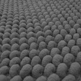 Toilet mat gray 60x60cm Caorle
