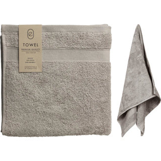 Towel 50x100 cm light gray
