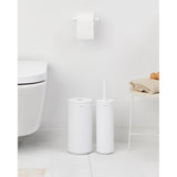 Brabantia mindset toilet accessories, set of 3 mineral fresh white