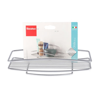 Metaltex Onda Badezimmer Rack 26x11x11 cm Silber