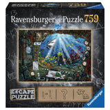 RAVENSBURGER ESCAPE ROOM PULZZA - DE SUBMAR, 759st.