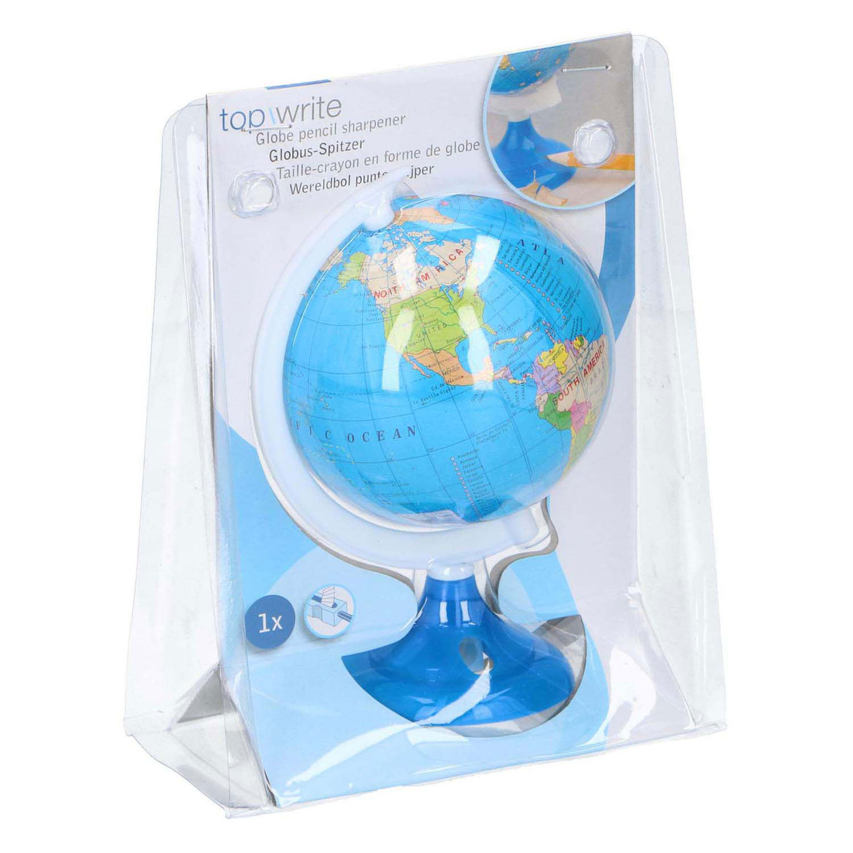 Pencil sharpener globe