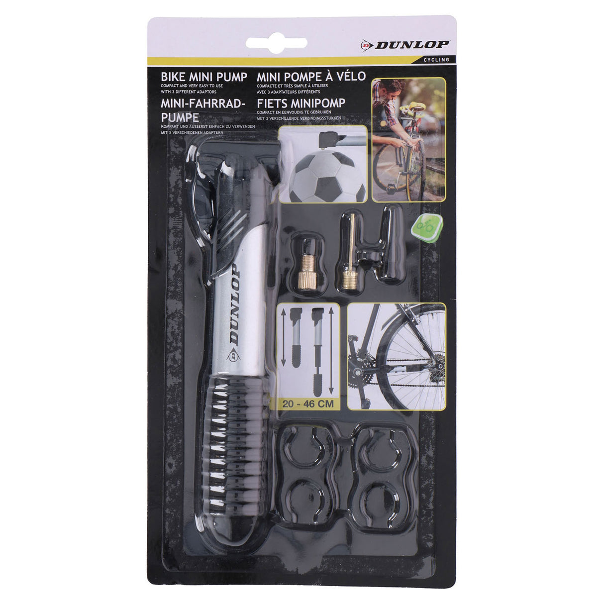 Dunlop Bicycle Pump Mini Set