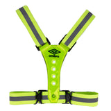 Ombro che riflette il giubbotto con LED