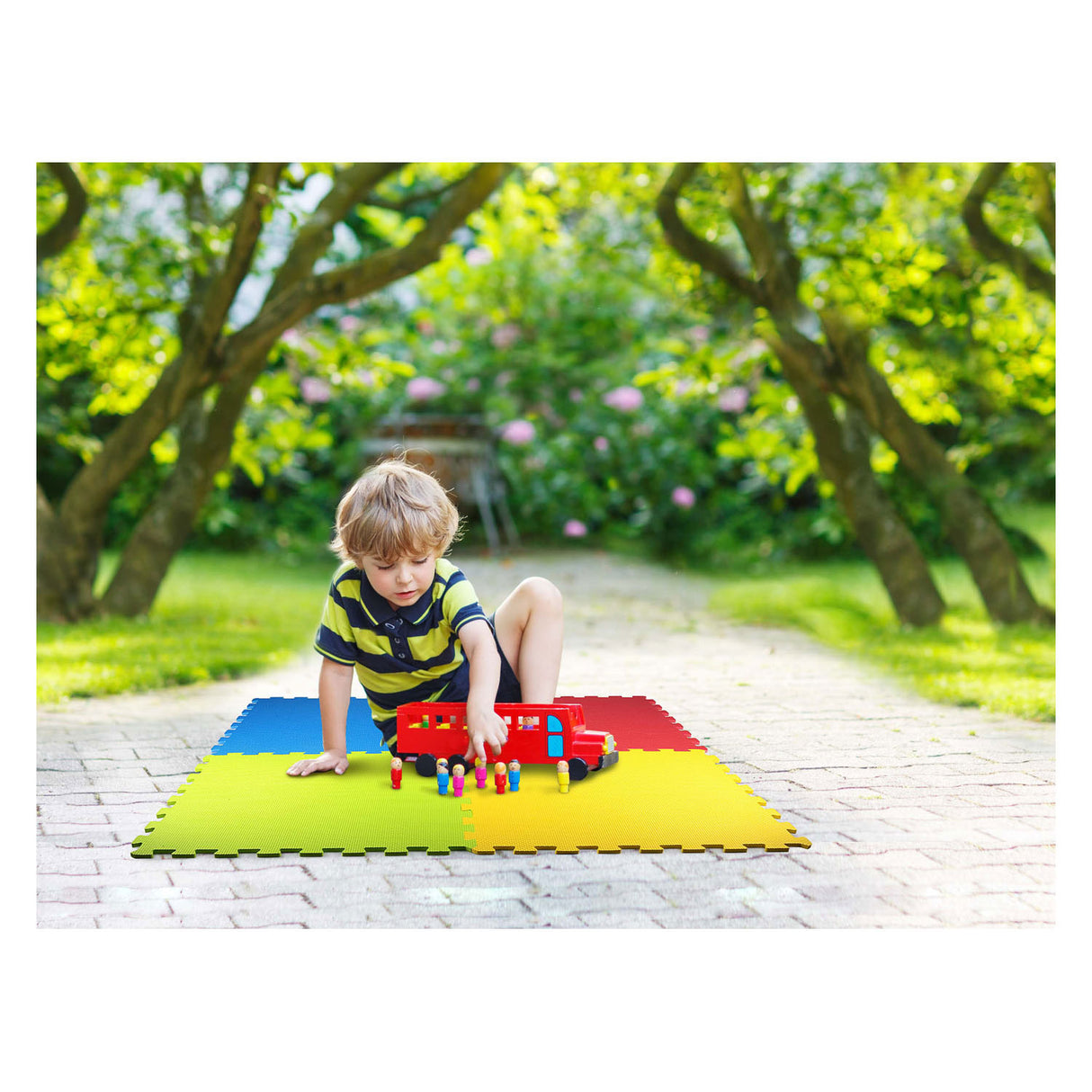 Floor mat tiles, 4st.