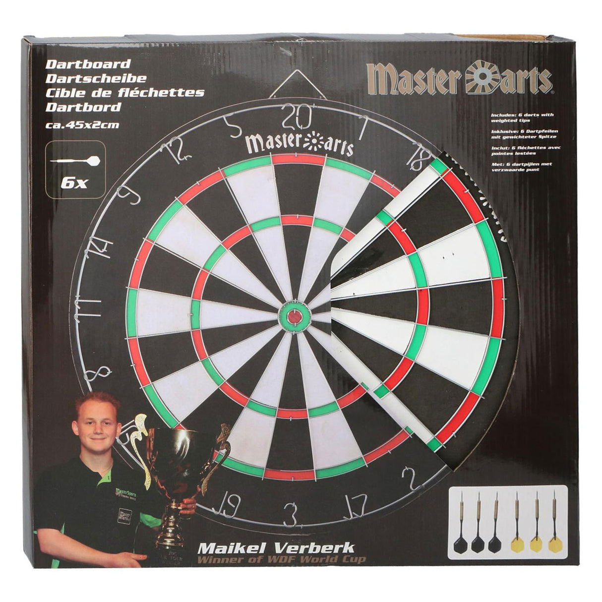 Master Darts Darts dartboard se šípy