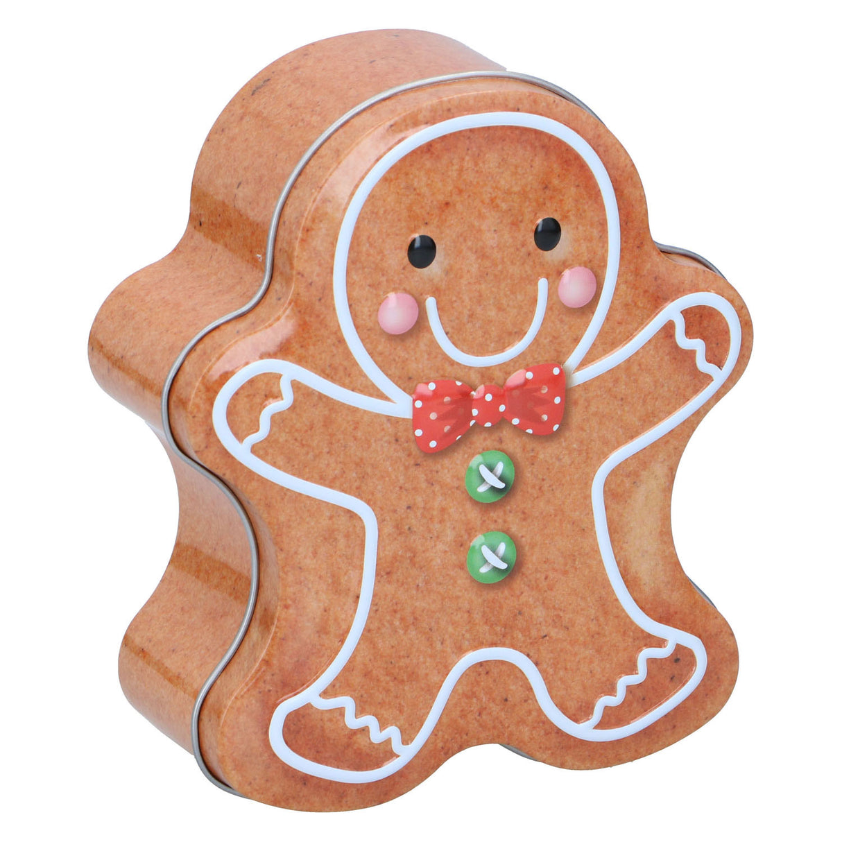 Pewter Christmas Stock Tin for Cookies