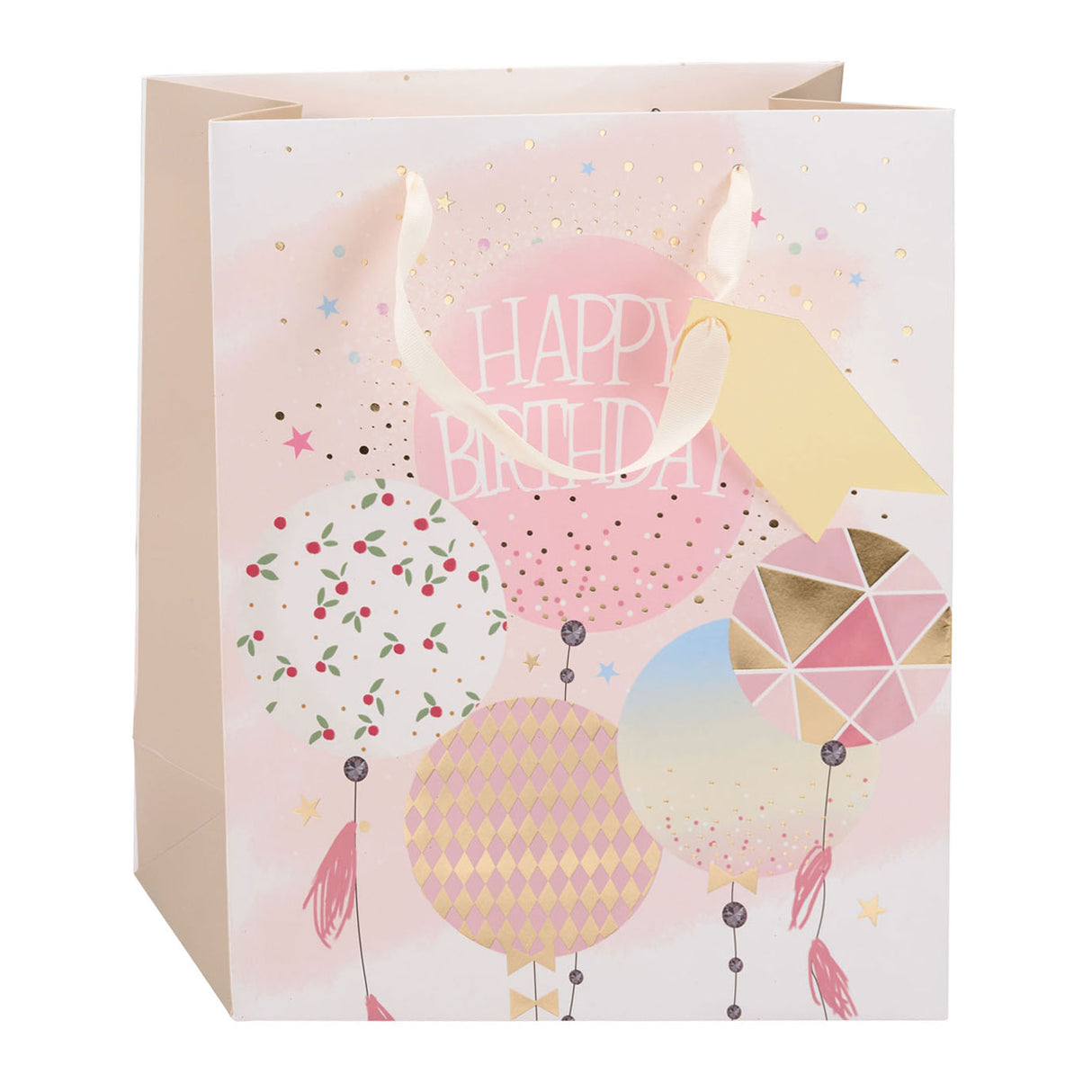 Aniversário da bolsa de presente, 36 cm