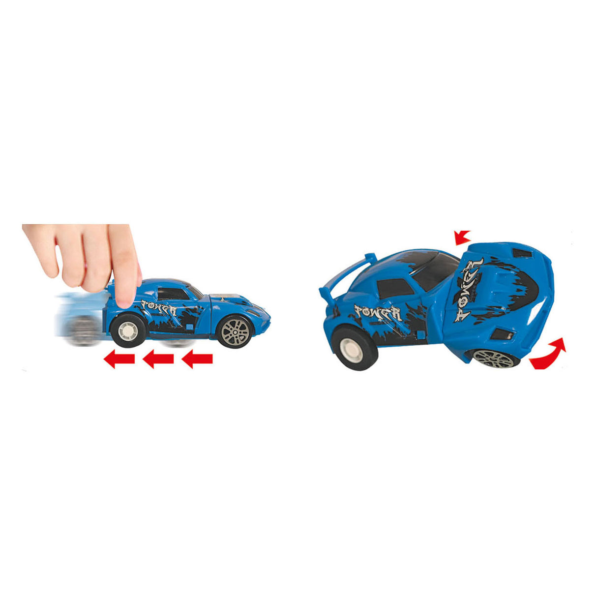 Gara Track Loop con Pull-Back 360 Car, 32DLG.