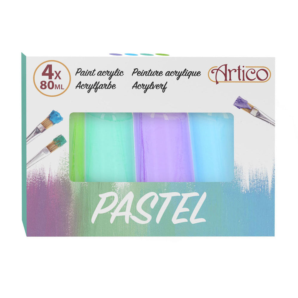 Acrylic paint pastel, 4dlg.