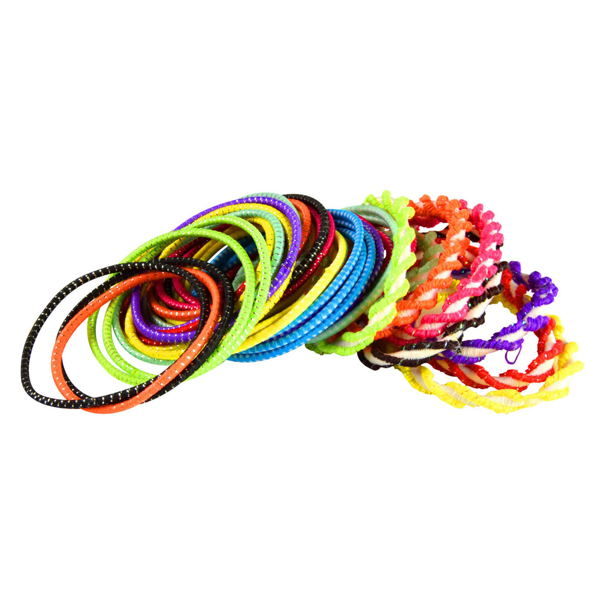 Hair elastic color, 30 pcs.